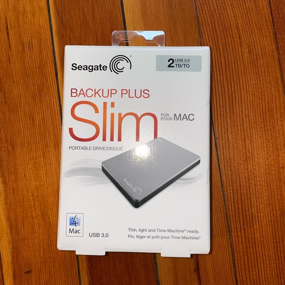 Seagate Backup Plus Slim Portable Drive 2TB